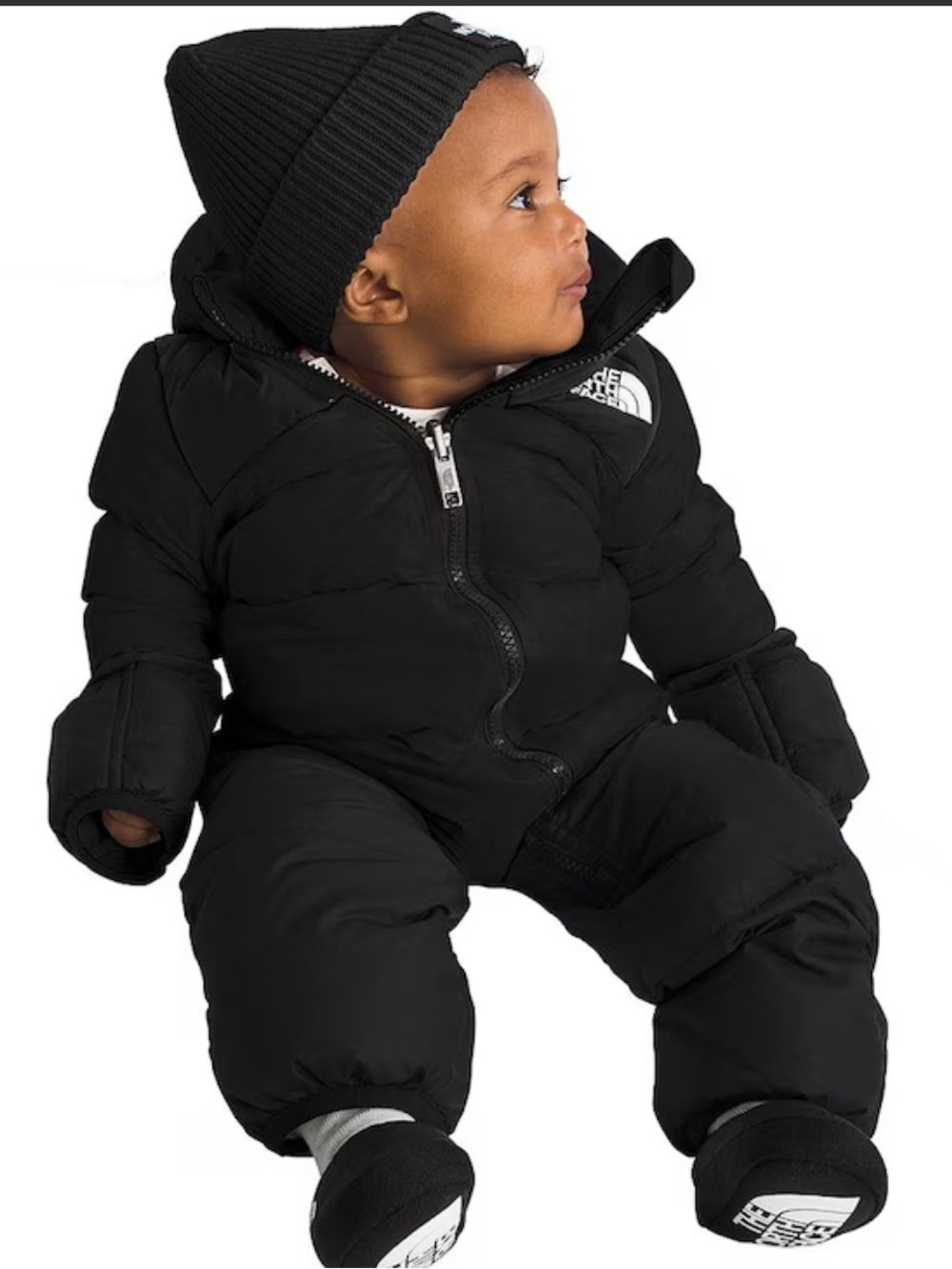 The North Face Baby Nuptse 1 Piece Black 12–18M NWT Infant Snowsuit $175 Retail